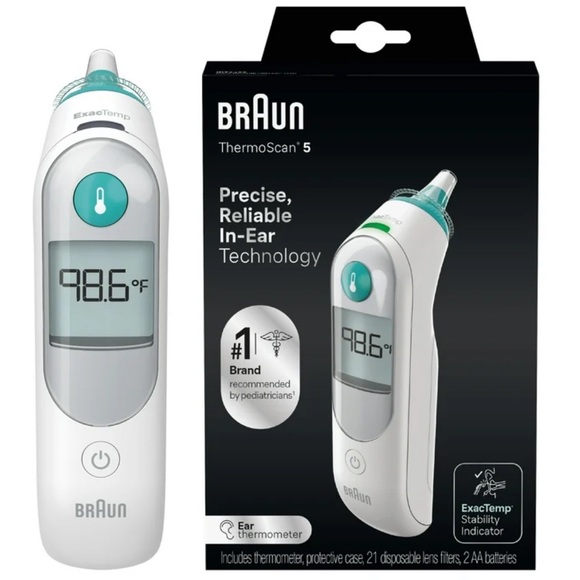 Braun ThermoScan 5 Ear Thermometer, New - Picture 2 of 6
